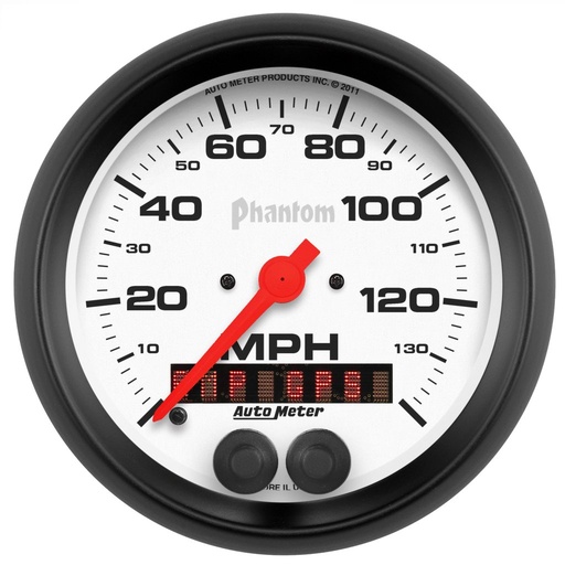 [ATM-5880] AutoMeter 3-3/8" GPS SPEEDOMETER, 0-140 MPH, PHANTOM