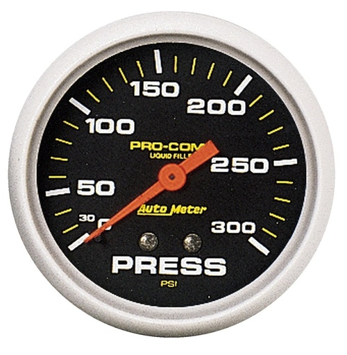 [ATM-5423] AutoMeter 2-5/8" PRESSURE, 0-300 PSI, MECHANICAL, LIQUID FILLED, PRO-COMP