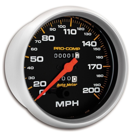 [ATM-5156] AutoMeter 5" SPEEDOMETER, 0-200 MPH, MECHANICAL, PRO-COMP