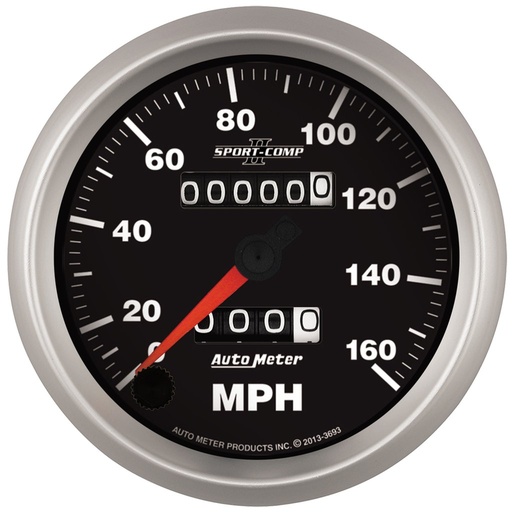 [ATM-3693] AutoMeter 3-3/8" SPEEDOMETER, 0-160 MPH, MECHANICAL, SPORT-COMP II