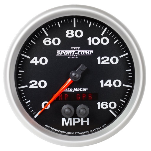 [ATM-3681] AutoMeter 5" GPS SPEEDOMETER, 0-160 MPH, SPORT-COMP II