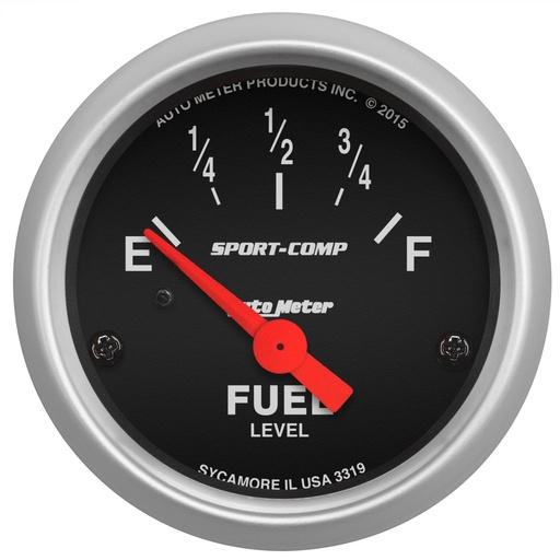 [ATM-3319] AutoMeter 2-1/16" FUEL LEVEL, 73-10 Ω, AIR-CORE, LINEAR, SPORT-COMP