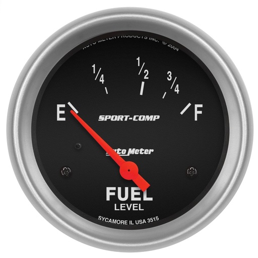 [ATM-3515] AutoMeter 2-5/8" FUEL LEVEL, 73-10 Ω, AIR-CORE, SPORT-COMP