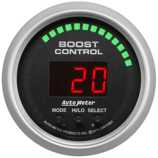 [ATM-3381] AutoMeter 2-1/16" BOOST CONTROLLER, 30 IN HG/30 PSI, SPORT-COMP