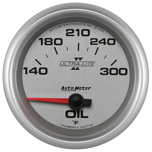 [ATM-7748] AutoMeter 2-5/8" OIL TEMPERATURE, 140-300 °F, AIR-CORE, ULTRA-LITE II