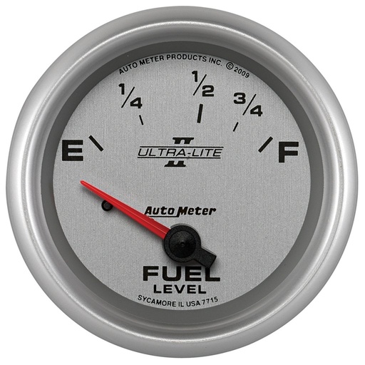[ATM-7715] AutoMeter 2-5/8" FUEL LEVEL, 73-10 Ω, AIR-CORE, ULTRA-LITE II
