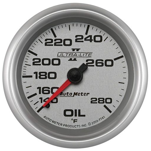 [ATM-7741] AutoMeter 2-5/8" OIL TEMPERATURE, 140-280 °F, 6 FT., MECHANICAL, ULTRA-LITE II