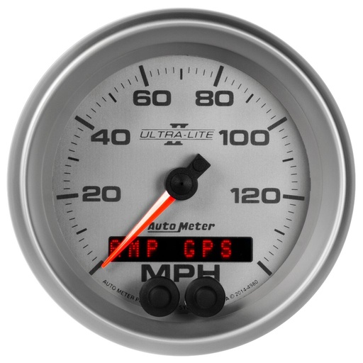 [ATM-4980] AutoMeter 3-3/8" GPS SPEEDOMETER, 0-140 MPH, ULTRA-LITE II