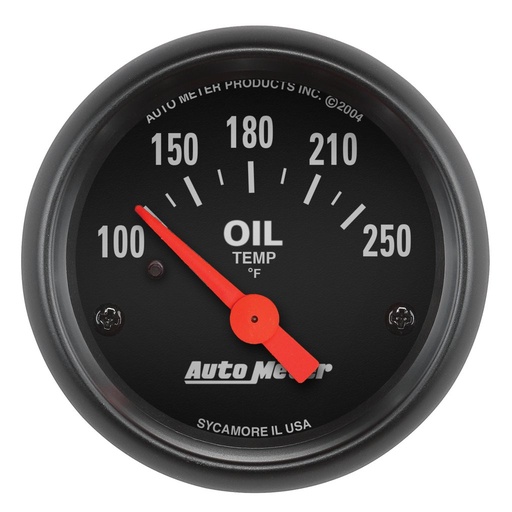 [ATM-2638] AutoMeter 2-1/16" OIL TEMPERATURE, 100-250 °F, AIR-CORE, Z-SERIES