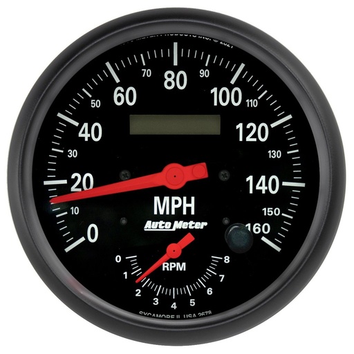 [ATM-2678] AutoMeter 5" tachometer/SPEEDOMETER COMBO, 8K RPM/160 MPH, Z-SERIES