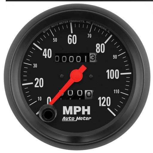 [ATM-2692] AutoMeter 3-3/8" SPEEDOMETER, 0-120 MPH, MECHANICAL, Z-SERIES