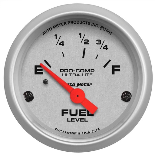 [ATM-4315] AutoMeter 2-1/16" FUEL LEVEL, 73-10 Ω, AIR-CORE, UL