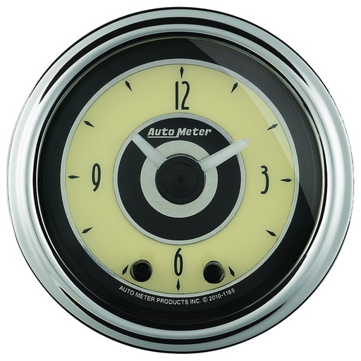 [ATM-1184] AutoMeter 2-1/16" CLOCK, 12 HOUR, CRUISER AD