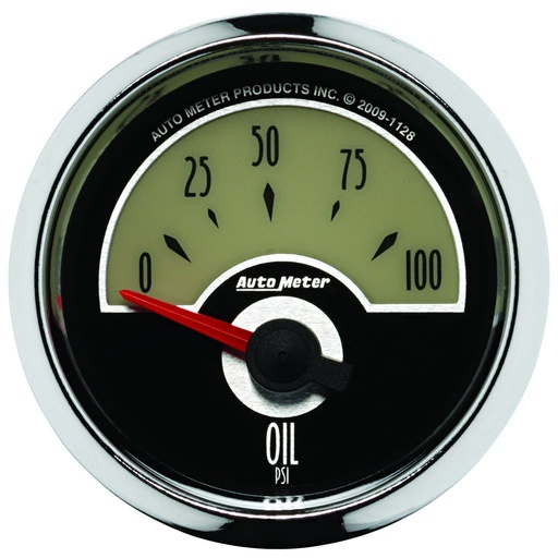 [ATM-1128] AutoMeter 2-1/16" OIL PRESSURE, 0-100 PSI, AIR-CORE, AIR-CORE, CRUISER