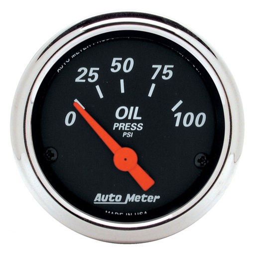 [ATM-1426] AutoMeter 2-1/16" OIL PRESSURE, 0-100 PSI, AIR-CORE, DESIGNER BLACK