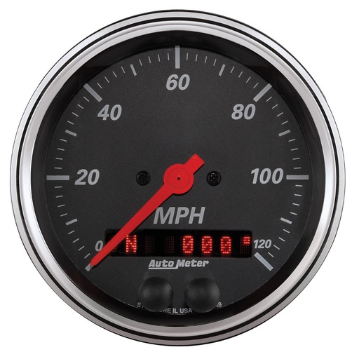 [ATM-1449] AutoMeter 3-3/8" GPS SPEEDOMETER, 0-120 MPH, DESIGNER BLACK