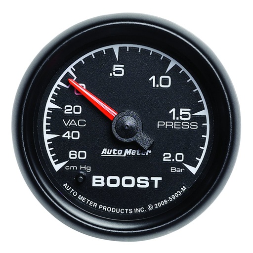 [ATM-5903-M] AutoMeter 2-1/16" BOOST/VACUUM, 60 CM/HG-2.0 BAR, MECHANICAL, ES