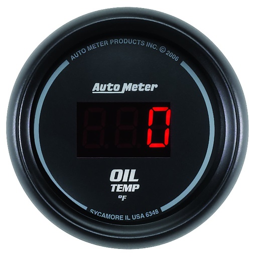[ATM-6348] AutoMeter 2-1/16" OIL TEMPERATURE, 0-340 °F, SPORT-COMP DIGITAL