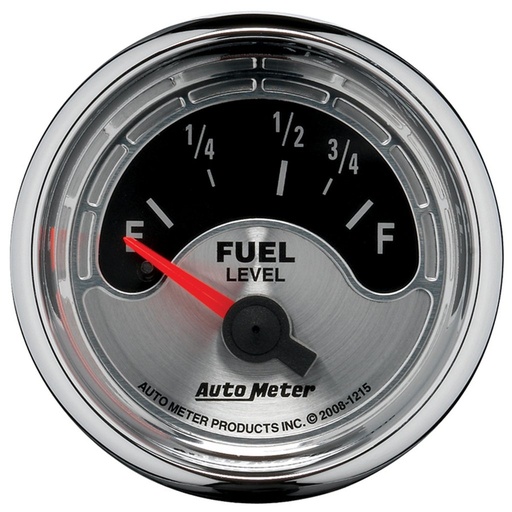 [ATM-1215] AutoMeter 2-1/16" FUEL LEVEL, 73-10 Ω, AIR-CORE, AM MUSCLE