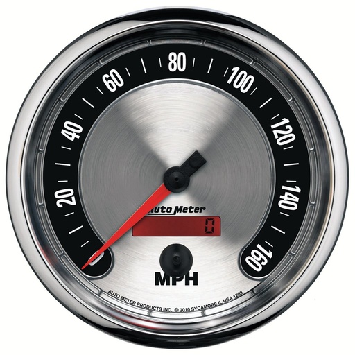 [ATM-1289] AutoMeter 5" SPEEDOMETER, 0-160 MPH, ELECTRIC, AMERICAN MUSCLE