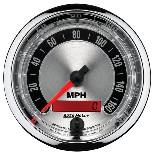 [ATM-1288] AutoMeter 3-3/8" SPEEDOMETER, 0-160 MPH, ELECTRIC, AMERICAN MUSCLE