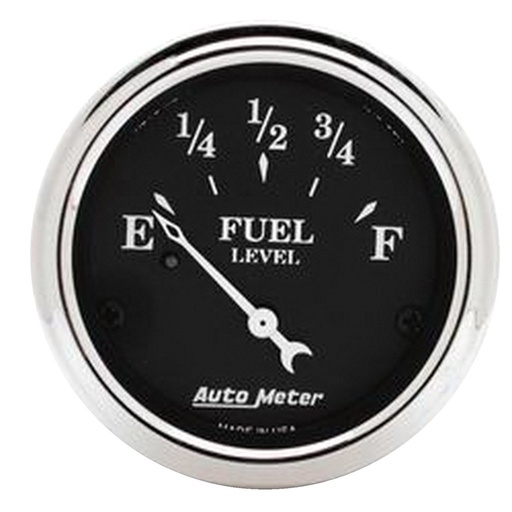 [ATM-1716] AutoMeter 2-1/16" FUEL LEVEL, 73-10 Ω, AIR-CORE, OLD TYME BLACK
