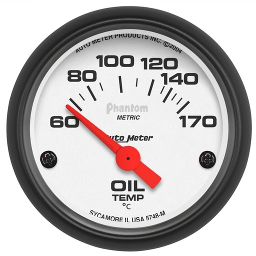 [ATM-5748-M] AutoMeter 2-1/16" OIL TEMPERATURE, 60-170 °C, AIR-CORE, PHANTOM