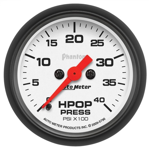 [ATM-5796] AutoMeter 2-1/16" HPOP PRESSURE, 0-4K PSI, STEPPER MOTOR, PHANTOM
