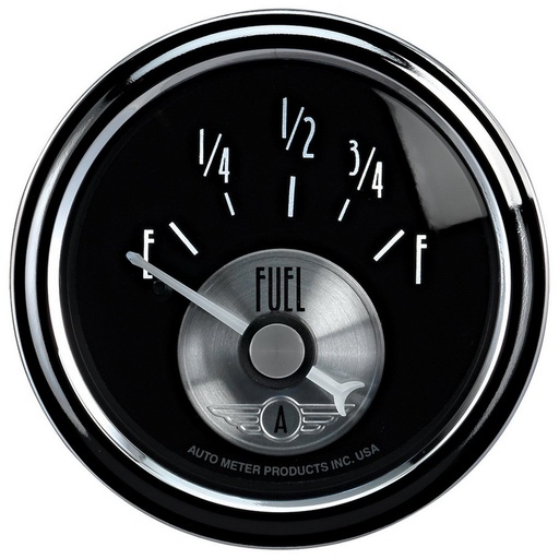 [ATM-2014] AutoMeter 2-1/16" FUEL LEVEL, 0-90 Ω, AIR-CORE, SSE, PRESTIGE BLACK