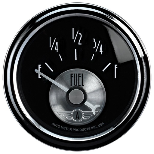 [ATM-2016] AutoMeter 2-1/16" FUEL LEVEL, 240- 33 Ω, AIR-CORE, SSE,PRESTIGE BLK