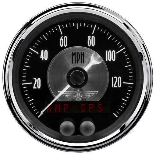 [ATM-2080] AutoMeter 3-3/8" GPS SPEEDOMETER, 0-140 MPH, BLACK DIAMOND