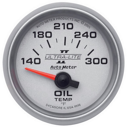 [ATM-4948] AutoMeter 2-1/16" OIL TEMPERATURE, 140-300 °F, AIR-CORE, ULTRA-LITE II