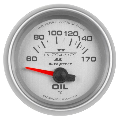 [ATM-4948-M] AutoMeter 2-1/16" OIL TEMP, 60-170 C, AIR-CORE, ULTRA-LITE II