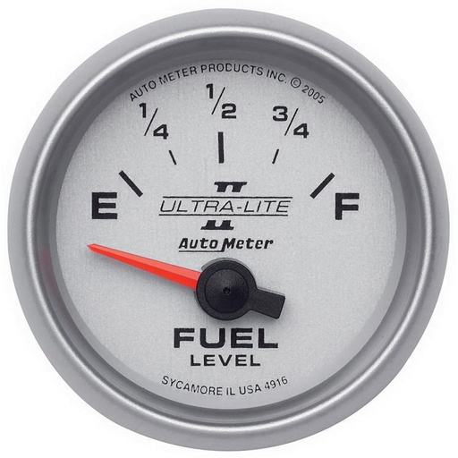 [ATM-4916] AutoMeter 2-1/16" FUEL LEVEL, 240- 33 Ω, AIR-CORE, SSE, ULTRA-LITE II