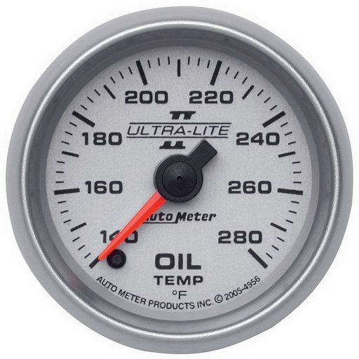 [ATM-4956] AutoMeter 2-1/16" OIL TEMPERATURE, 140-280 °F, STEPPER MOTOR, ULTRA-LITE II