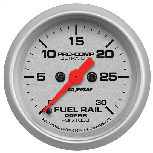 [ATM-4393] AutoMeter 2-1/16" FUEL RAIL PRESSURE, 0-30K PSI, STEPPER MOTOR, ULTRA-LITE
