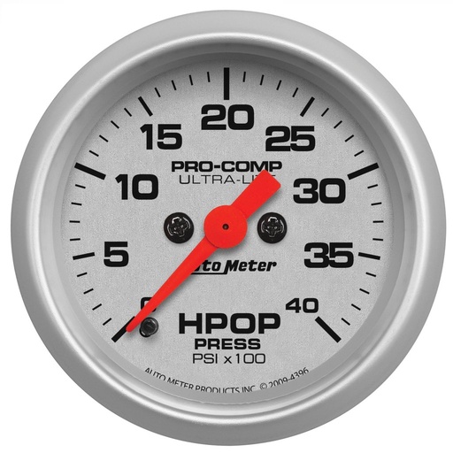 [ATM-4396] AutoMeter 2-1/16" HPOP PRESSURE, 0-4K PSI, STEPPER MOTOR, ULTRA-LITE