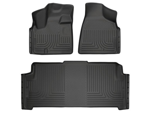 [HUL-93691] HUSKY LINERS WB FR & 2ND SEAT FLOOR LINER - DODGE GRAND CARAVAN 2008-2020