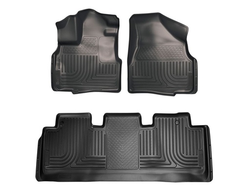 [HUL-93751] HUSKY LINERS WB FR & 2ND SEAT FLOOR LINER - HONDA ODYSSEY 2011-2017