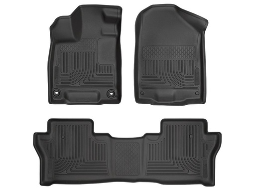 [HUL-93781] HUSKY LINERS WB FR & 2ND SEAT FLOOR LINER - HONDA PASSPORT 2019-2025