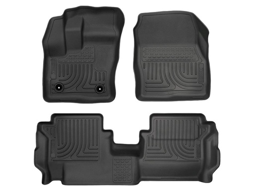 [HUL-93911] HUSKY LINERS WB FR & 2ND SEAT FLOOR LINER - FORD TRANSIT CONNECT 2014-2019