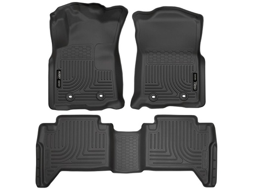 [HUL-93941] HUSKY LINERS WB FR & 2ND SEAT FLOOR LINER - TOYOTA TACOMA 2018-2023