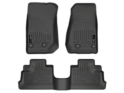 [HUL-93971] HUSKY LINERS WB FR & 2ND SEAT FLOOR LINER - JEEP WRANGLER(JK) 2007-2018