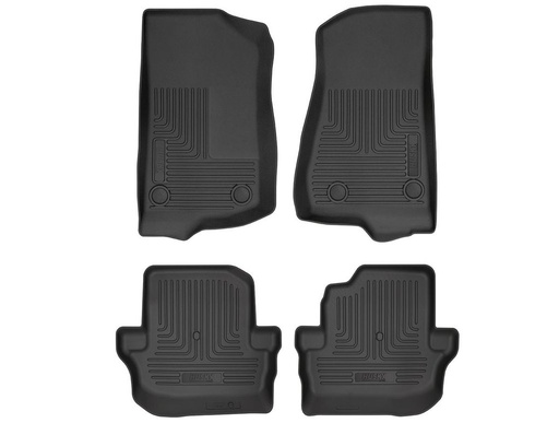 [HUL-93991] HUSKY LINERS WB FR & 2ND SEAT FLOOR LINER - JEEP WRANGLER(JL) 2018-2025