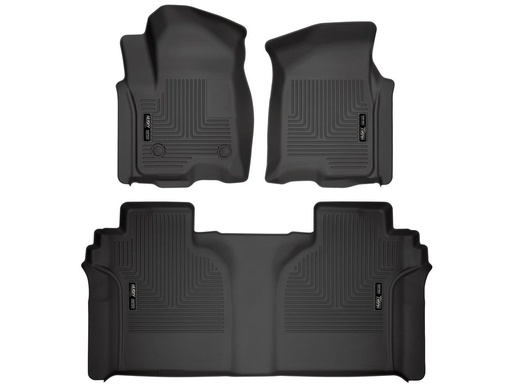 [HUL-94021] HUSKY LINERS WB FR & 2ND SEAT FLOOR LINER - GMC SIERRA 1500 2019-2026