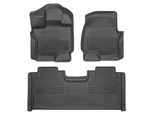 [HUL-94051] HUSKY LINERS WB FR & 2ND SEAT FLOOR LINER - FORD F-150 2015-2025