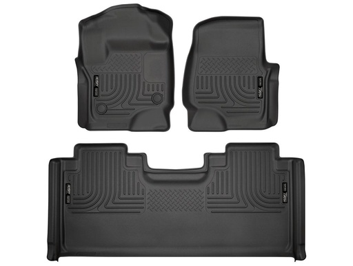 [HUL-94071] HUSKY LINERS WB FR & 2ND SEAT FLOOR LINER - FORD F-250 SUPER DUTY 2017-2025