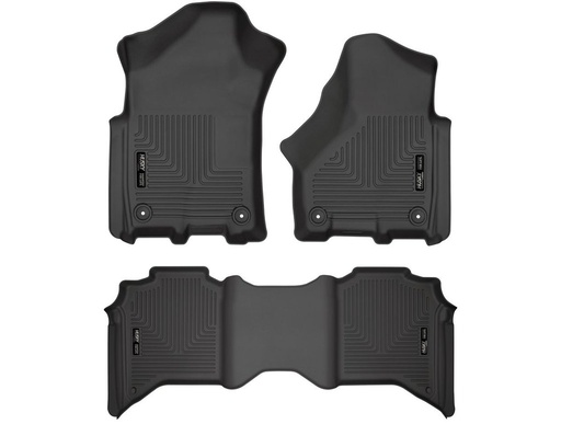 [HUL-94111] HUSKY LINERS WB FR & 2ND SEAT FLOOR LINER - RAM 2500 2019-2024