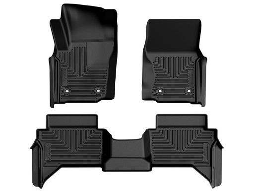 [HUL-94291] HUSKY LINERS WB FR & 2ND SEAT FLOOR LINER - TOYOTA TACOMA 2024-2025