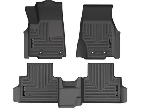 [HUL-95141] HUSKY LINERS WB FR & 2ND SEAT FLOOR LINER - JEEP GRAND CHEROKEE L 2021-2025